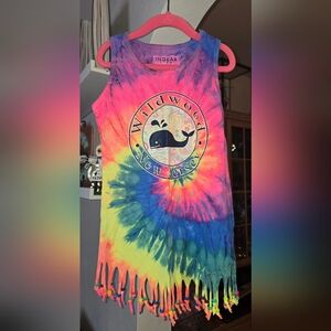Tie-Dye Wildwood Jersey Shore Kid Dress/ Beach Cover Up
